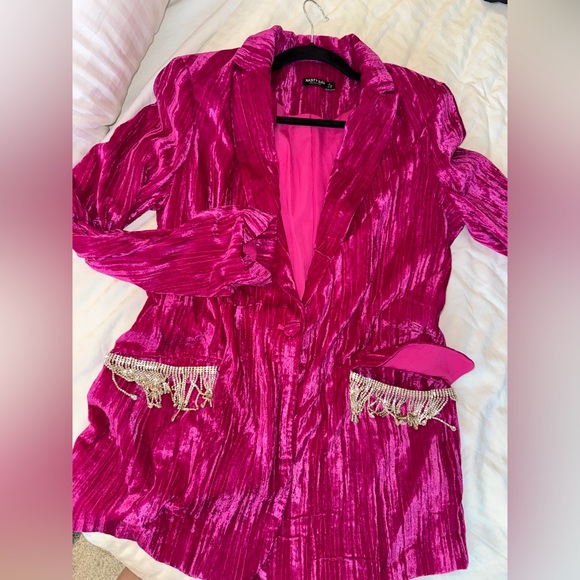 NASTY GAL | Crushed Velvet Co-Ord - Picture 2 of 11